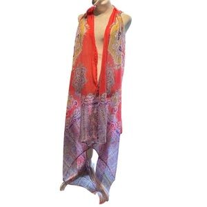 Theodora & Callum Vibrant Red and Pink Fabric